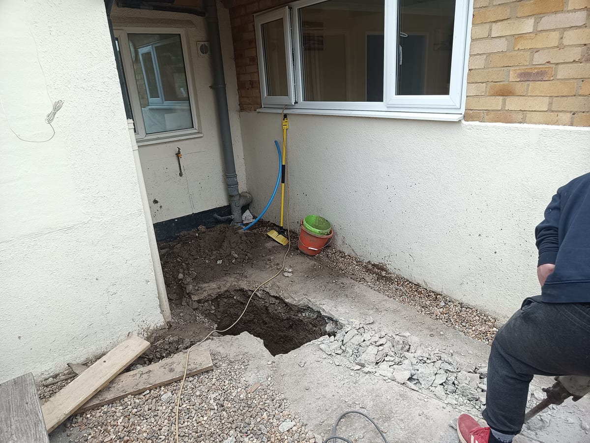Excavation for underground access